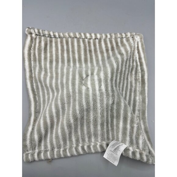 Lila & Jack Plush Hippo Giraffe Baby Security Blanket Lovey Gray Stripe - Picture 4 of 5